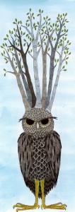 Owl with Birch Grove - good one (284x800)